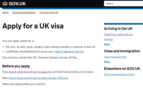 英国旅游签证如何办理